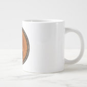Jungfrau & Holz-Affe Jumbo-Tasse (Rechts)