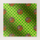 Jungfrau & Holz-Drache Puzzle (Horizontal)