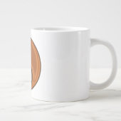 Jungfrau & Holz-Ochse Jumbo-Tasse (Rechts)