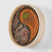 Jungfrau & Holz Tiger Uhr (Winkel)