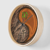 Jungfrau & Holzpferd Uhr (Winkel)