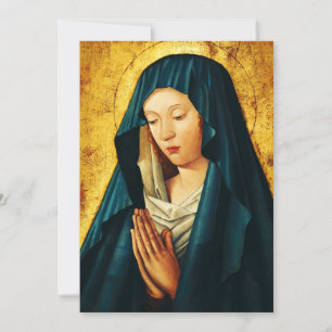 Jungfrau im Gebet von Riga Einladung