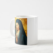 Jungfrau im Gebet von Riga Kaffeetasse (Vorderseite Links)