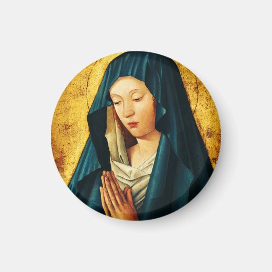 Jungfrau im Gebet von Riga Magnet (Vorne)