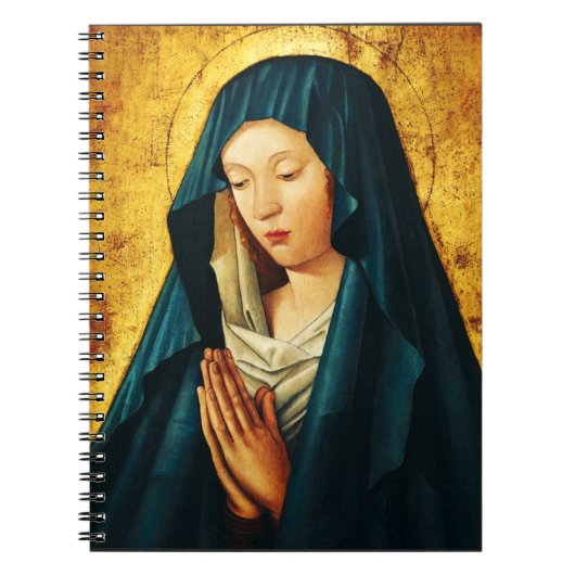 Jungfrau im Gebet von Riga Notizblock (Vorderseite)
