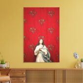 Jungfrau in der Spaccanapoli Kirche, Neapel Leinwanddruck (Insitu (Wohnzimmer))