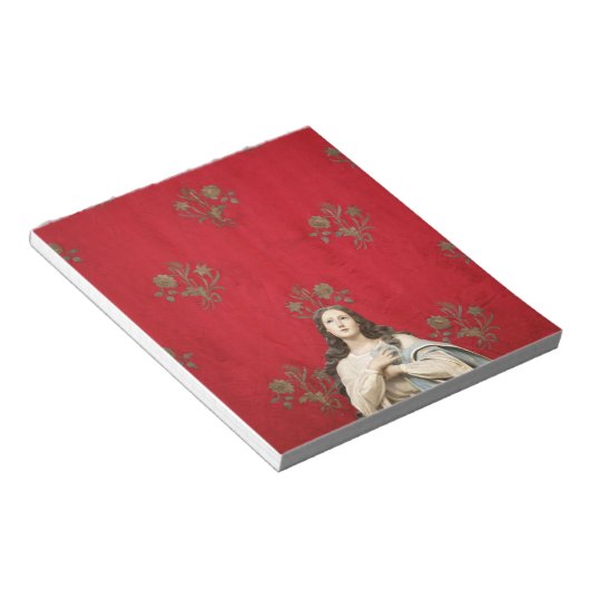 Jungfrau in der Spaccanapoli Kirche, Neapel Notizblock (angewinkelt)