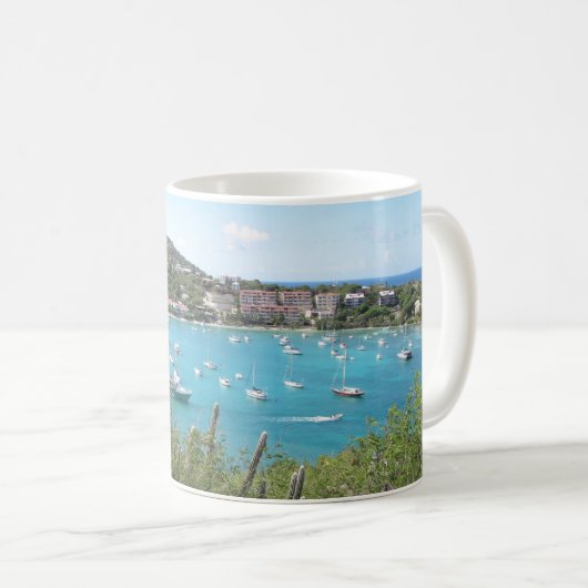 Jungfrau-Insel Johannes US Kaffeetasse (VorderseiteRechts)