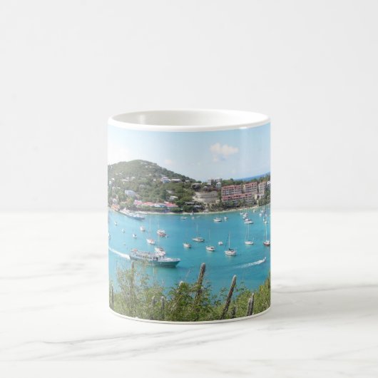 Jungfrau-Insel Johannes US Kaffeetasse (Mittel)
