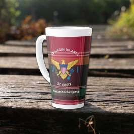 Jungfrau Inseln Flag St. Croix Madras Persönliche Milchtasse