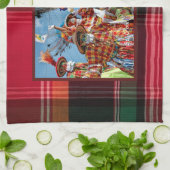 Jungfrau Inseln Flag St. Croix Mocko Jumbies Madra Geschirrtuch (Gefaltet)