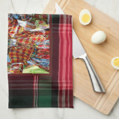 Jungfrau Inseln Flag St. Croix Mocko Jumbies Madra Geschirrtuch (Viertel Falte)