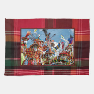 Jungfrau Inseln Flag St. Croix Mocko Jumbies Madra Geschirrtuch