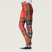 Jungfrau Inseln Flaggenstaat USVI St. Croix Madras Leggings (Links)