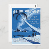 Jungfrau Inseln, Nationalpark, sehen Sie die Milch Postkarte (Vorne/Hinten)