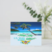 JUNGFRAU INSELN POSTKARTE (Stehend Vorderseite)