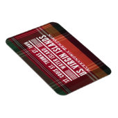 Jungfrau Inseln USVI Karibik Madras Persönlich ges Magnet (Rechte Seite)