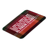 Jungfrau Inseln USVI Karibik Madras Persönlich ges Magnet (Linke Seite)