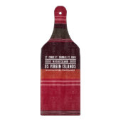 Jungfrau Inseln USVI Karibik Madras Persönlich ges Schneidebrett (Vorderseite)