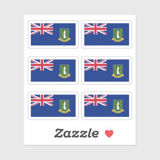 Jungfrau Islander Aufkleber (Blatt)