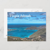 Jungfrau Islands Bay Postcard Postkarte (Vorne/Hinten)