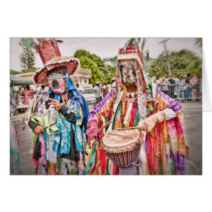 Jungfrau Islands Caribbean Masqueraders Card