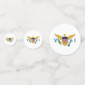 JUNGFRAU Islands Confetti, Party, V Islands Flag Konfetti (Vorderseiten)