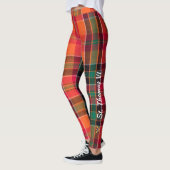 Jungfrau Islands Flag Caribbean USVI St. Thomas Leggings (Links)