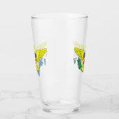 Jungfrau Islands Flaggenglas-Cup Glas (Links)