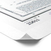 Jungfrau Islands Map (1996) St Thomas, St John Poster (Ecke)