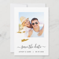 Jungfrau Islands Map Foto Wedding Save the Date