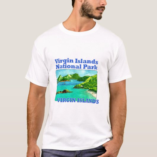 Jungfrau Islands National Park, Jungfrauen T-Shirt (Vorderseite)