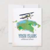 Jungfrau Islands National Park Karte (Rückseite)