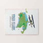 Jungfrau Islands National Park Karte Puzzle (Horizontal)