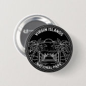 Jungfrau Islands National Park Monoline Button (Vorne & Hinten)