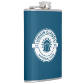 Jungfrau Islands National Park Sun Trees Flachmann (Rechts)