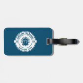 Jungfrau Islands National Park Sun Trees Gepäckanhänger (Rückseite horizontal)