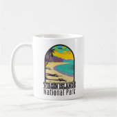 Jungfrau Islands National Park Trunk Bay Beach Kaffeetasse (Links)