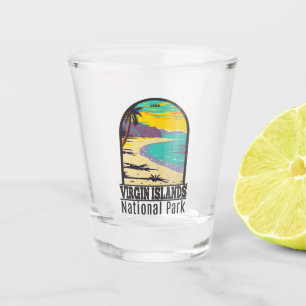 Jungfrau Islands National Park Trunk Bay Beach Schnapsglas