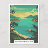 Jungfrau Islands National Park, USA Jungfrau Isl.  Postkarte (Vorderseite)