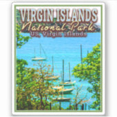 JUNGFRAU ISLANDS NATIONALPARK - JUNGFRAU USA AUFKLEBER (Vorderseite)