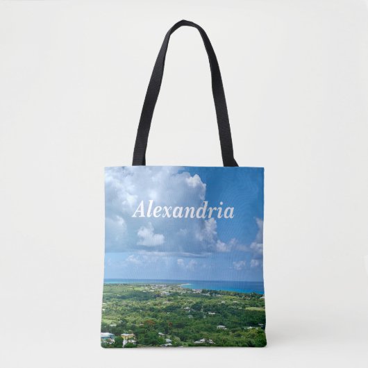 Jungfrau Islands St Croix Sandy Point Personalize Tasche (Vorderseite)