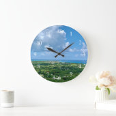 Jungfrau Islands St. Croix Sandy Point USVI Große Wanduhr (Zuhause)