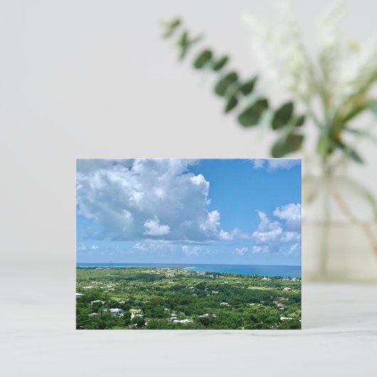 Jungfrau Islands St. Croix Sandy Point USVI Postkarte (Stehend Vorderseite)