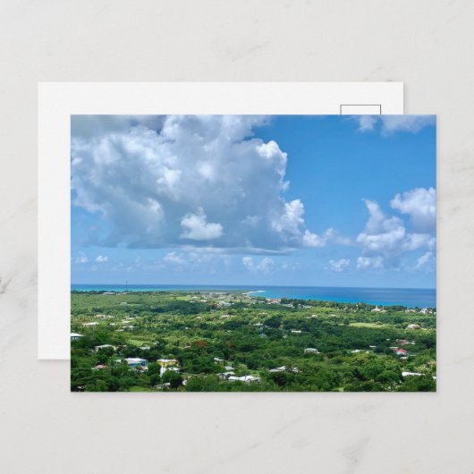 Jungfrau Islands St. Croix Sandy Point USVI Postkarte (Vorne/Hinten)