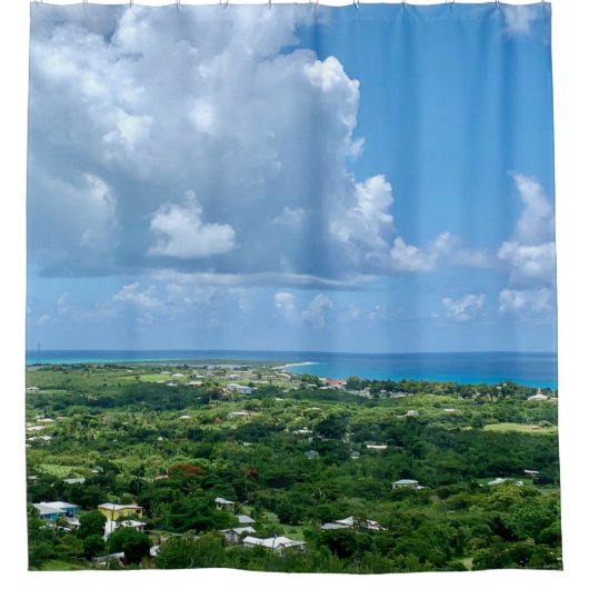 Jungfrau Islands St. Croix Sandy Point USVI Tropic Duschvorhang (Vorderseite)