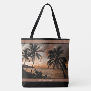 Jungfrau Islands Sunset USVI Tropical Personalize Tasche
