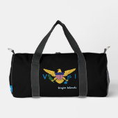 Jungfrau Islands Travel Tasche, Flagge der US-Jung Duffle Bag (Vorderseite)