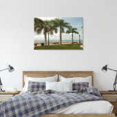 Jungfrau Islands Tropical Palm Trees Beach Leinwanddruck (Insitu (Schlafzimmer))
