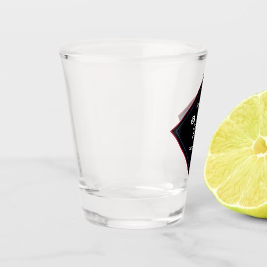 Jungfrau Islands USVI St. John Personalize Schnapsglas (Links)